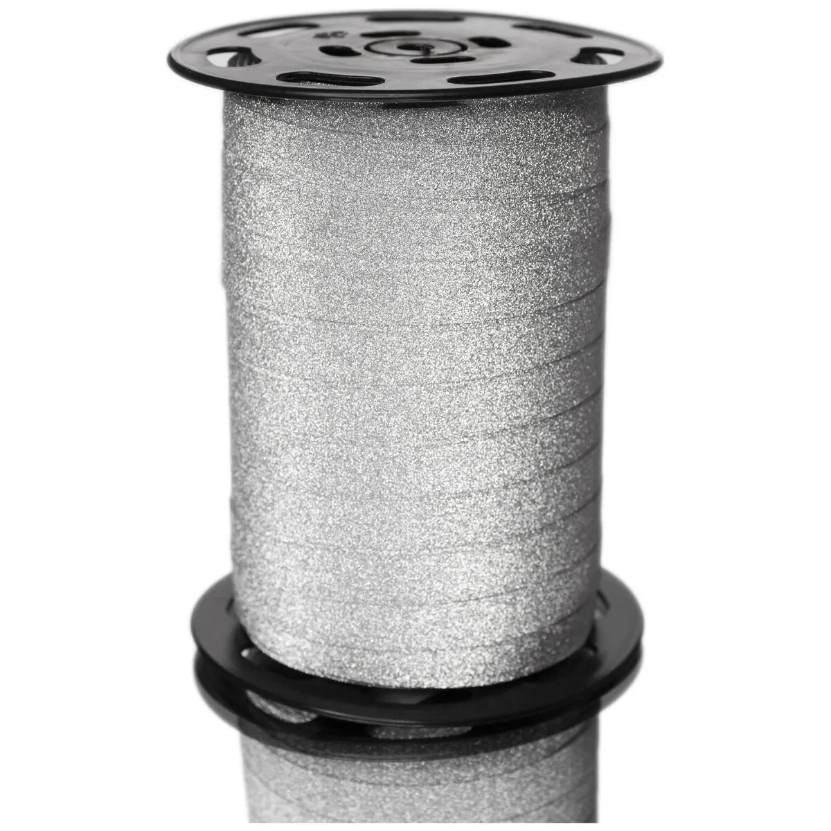Gift Ribbon Silver Glitter